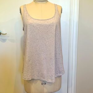 H&M racer tank top tutti frutti on beige